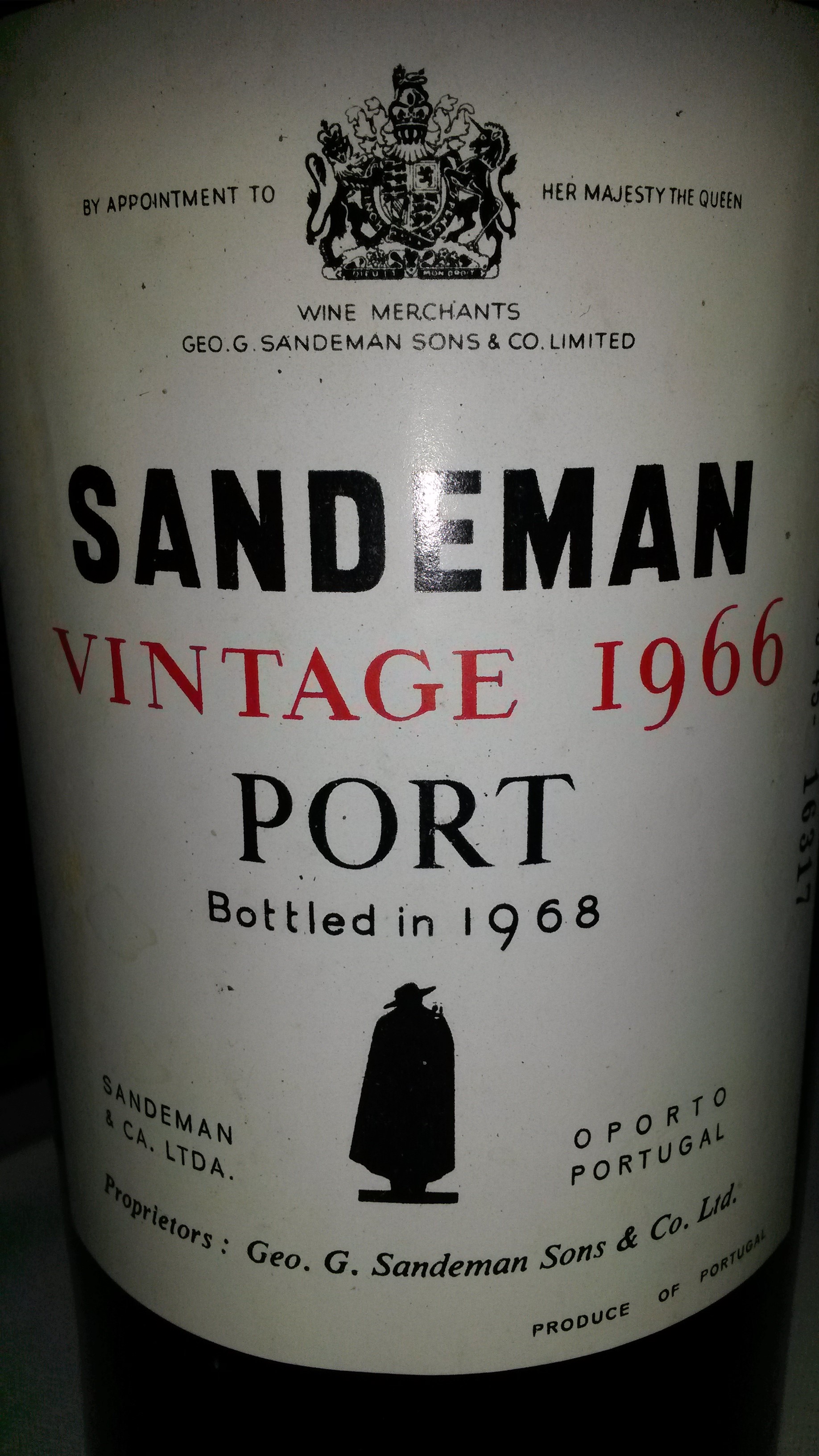 Sandeman vintage 66