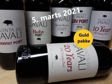 Virtuel Javali Portvinssmagning 5. Marts 2021 GULD