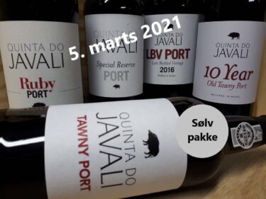 Virtuel Javali Portvinssmagning 5. Marts 2021 SØLV